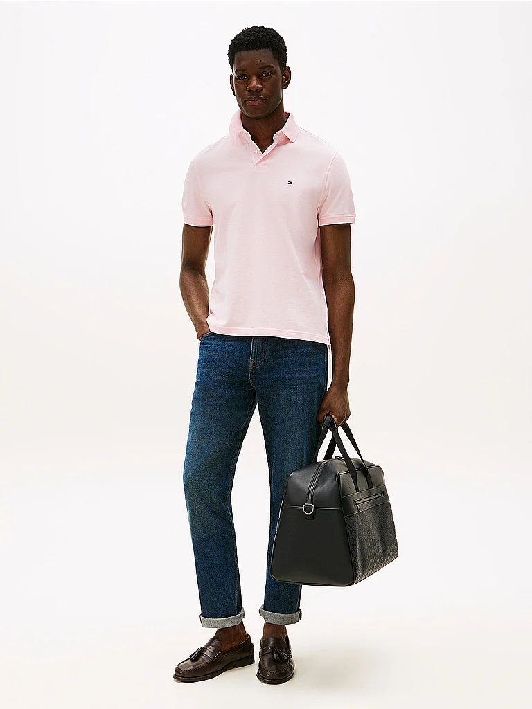 Tommy Hilfiger Polo à Manches Courtes 1985 Regular Fit Pink Lily XL Homme 3